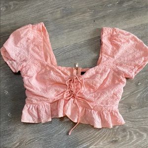 Forever 21 Ruffled Crop Top